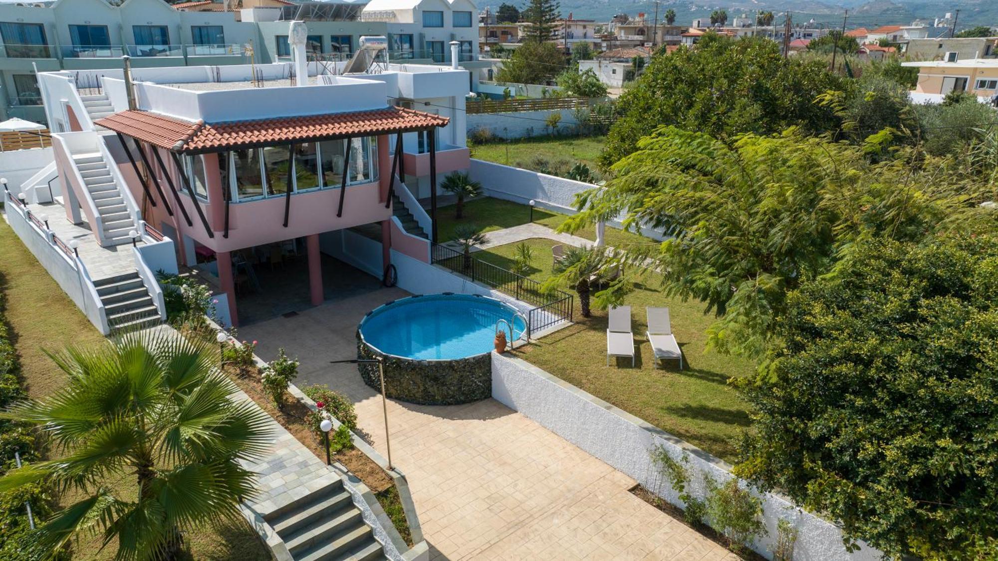Villa Eleni 100M From The Sea Рапаниана Экстерьер фото