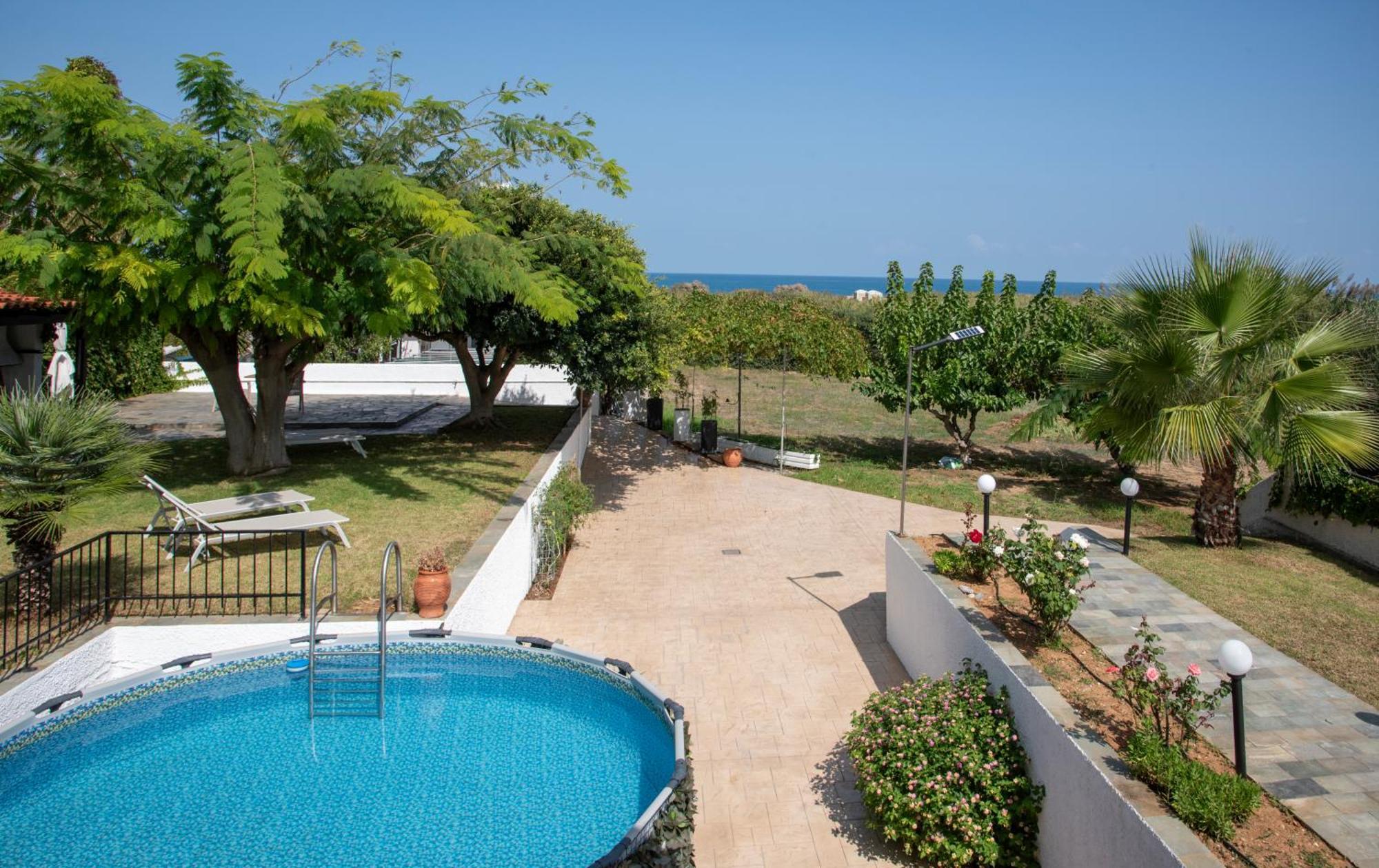 Villa Eleni 100M From The Sea Рапаниана Экстерьер фото